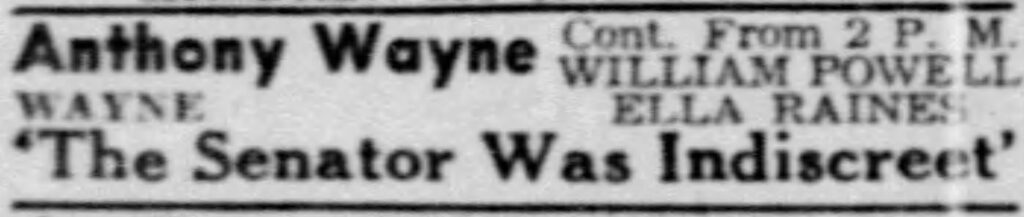 Wayne Movie