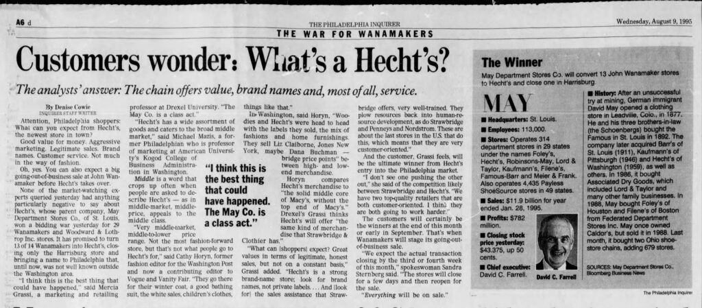 What's a Hecht's