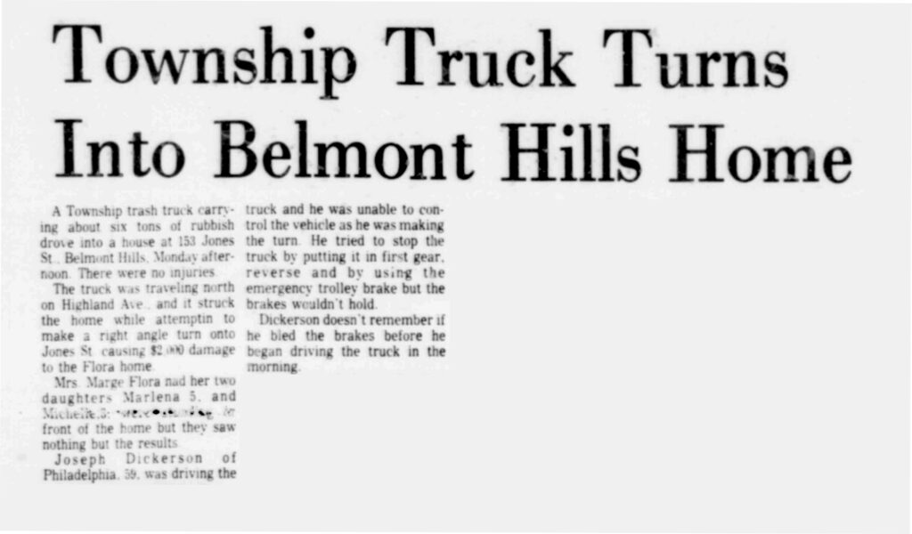 Belmont Hills Truck