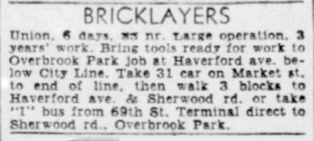 City Line Brick Layers