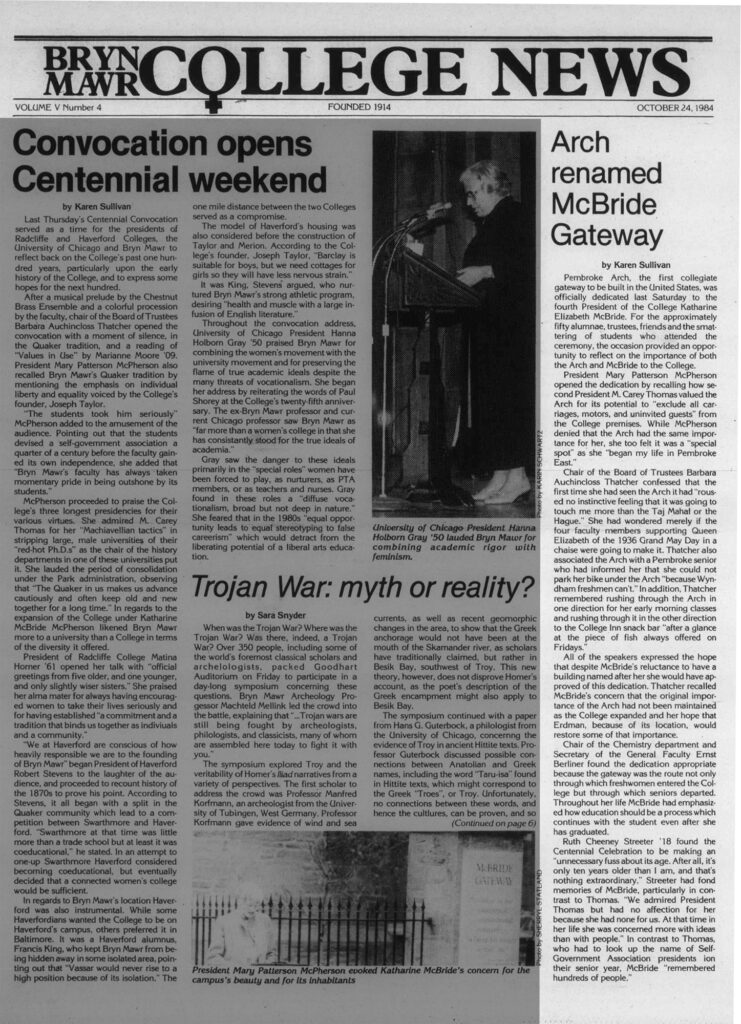 The College News 1984-10-24 Vol. 5 No. 4