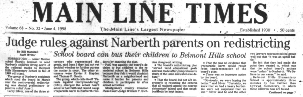 Narberth Parents Lose