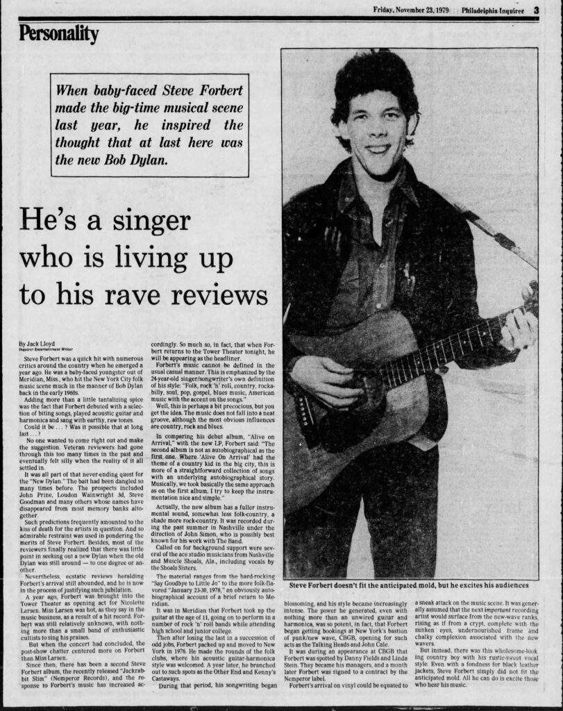 Steve Forbert Baby Face