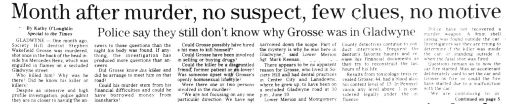 Gladwyne Murder