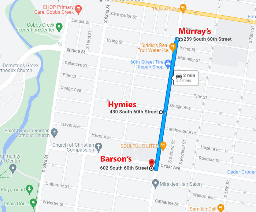 Map 60th St