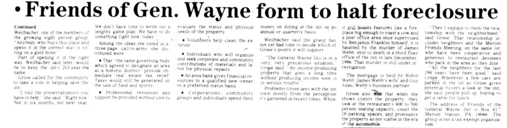 Merion General Wayne