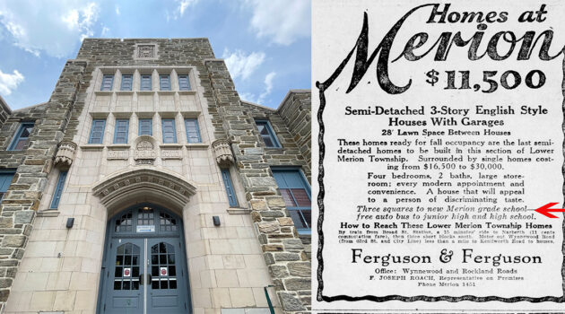 Merion School and Ad