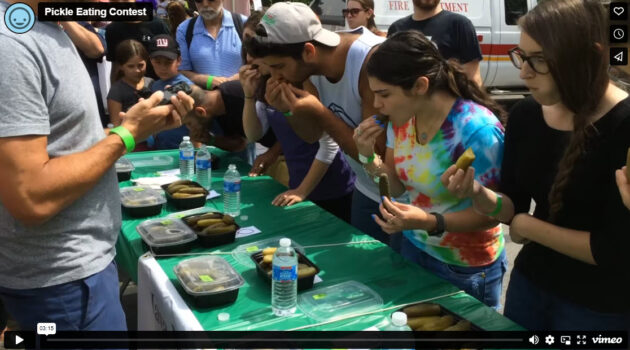 Pickle Eating Contest