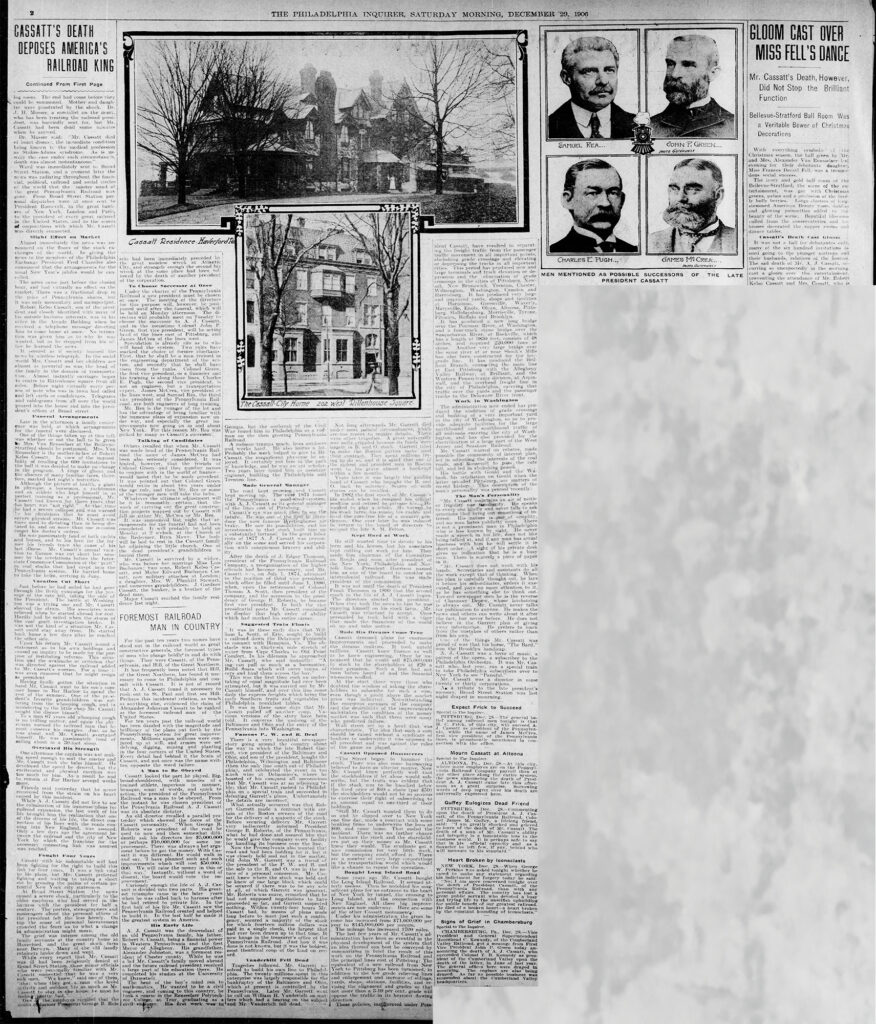 Cassatt Obit 2