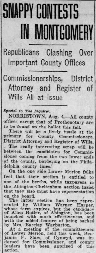 Cynwyd Endorsement
