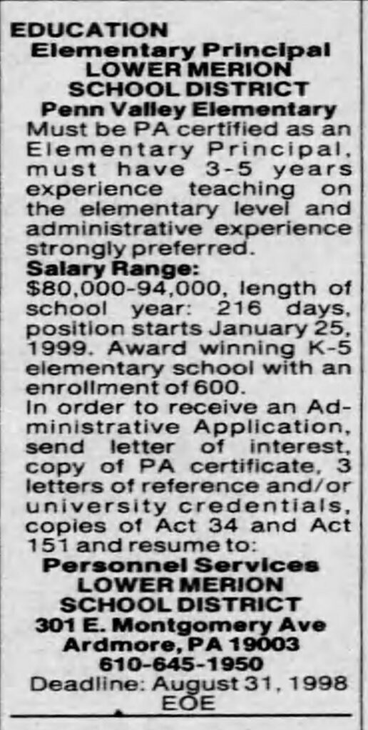 Penn Valley Principal