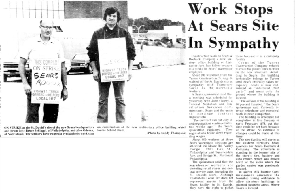 St Davids Sears Strike
