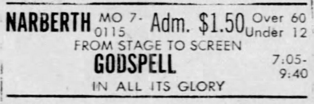 Narberth Godspell