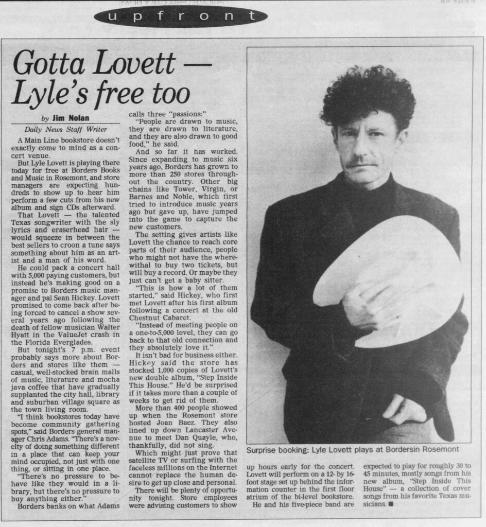 Rosemont Lyle Lovett