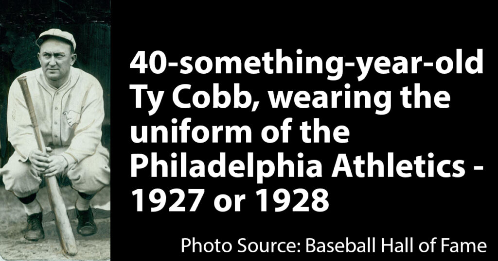 Ty Cobb A's