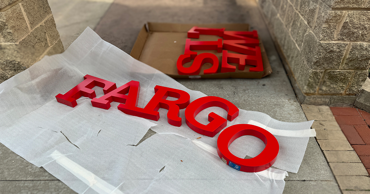 Wynnewood - The Bank Gets A New Sign - This Is Lower Merion And Narberth
