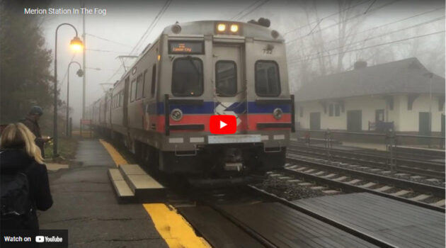 Merion Station In The Fog