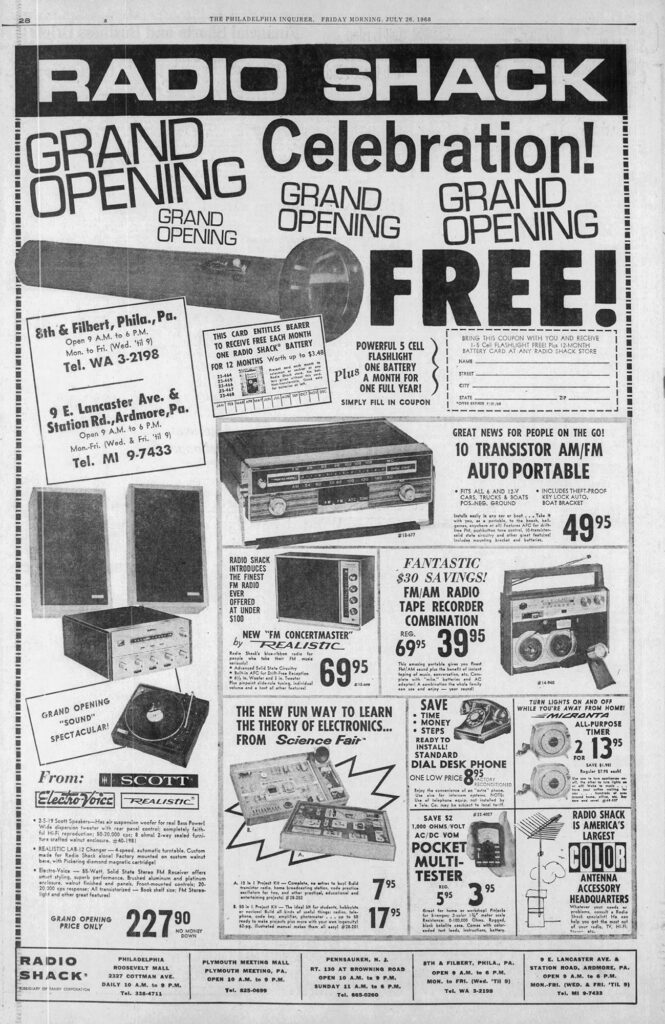 Ardmore Radio Shack Grand Opening