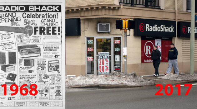 Ardmore Radio Shack Grand Opening and Closing