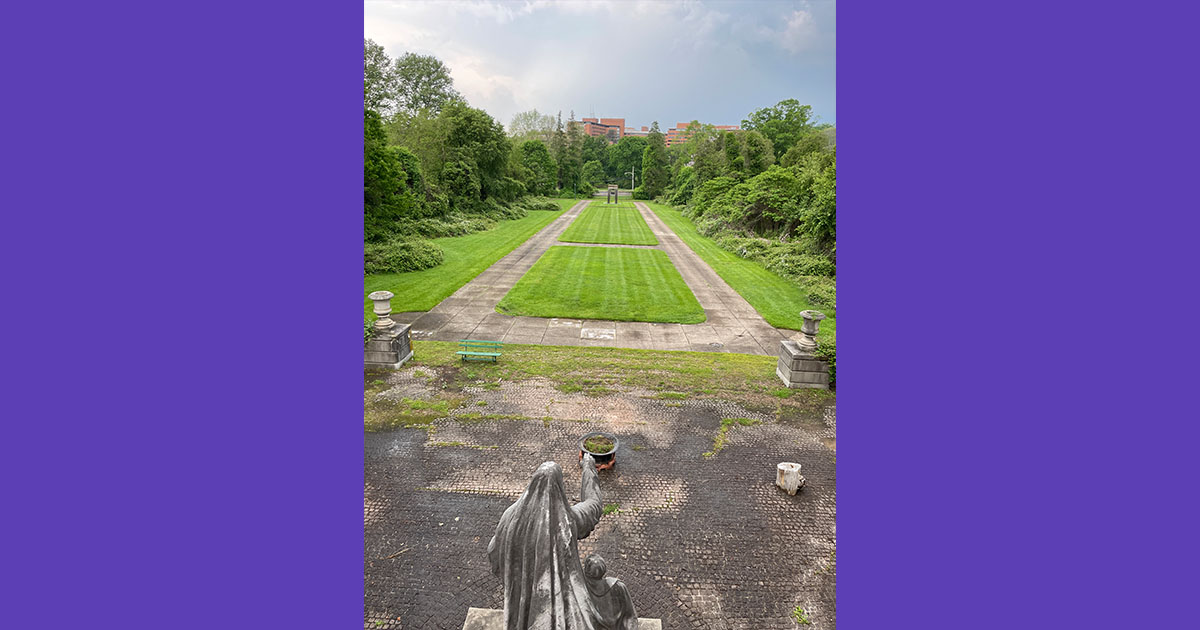 St. Charles Seminary Looking South Toward Lankenau - This Is Lower ...