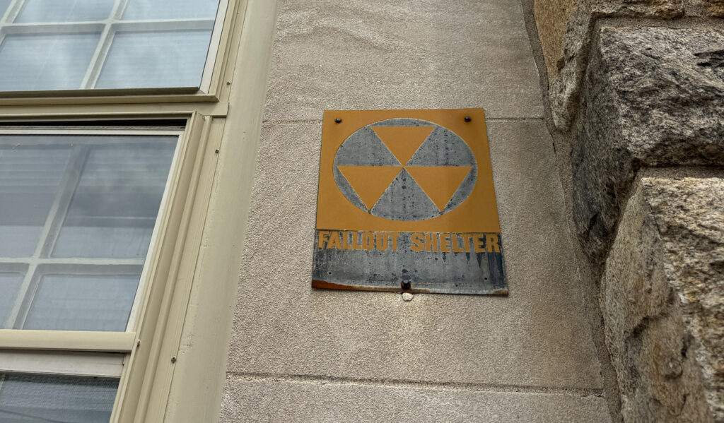 Fallout Shelter Sign Bala Cynwyd