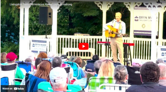 Livingston Taylor at the Bryn Mawr Gazebo