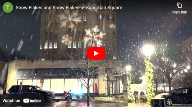 Snowflakes and Snowflakes at Suburban Square